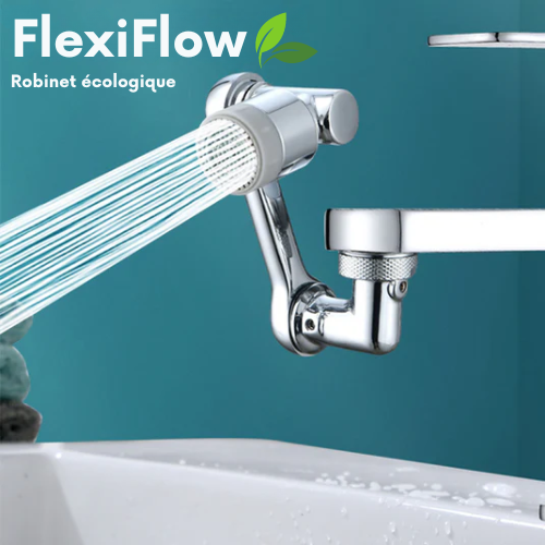 FlexiFlow - Extension de robinet économe et pivotante à 1080°