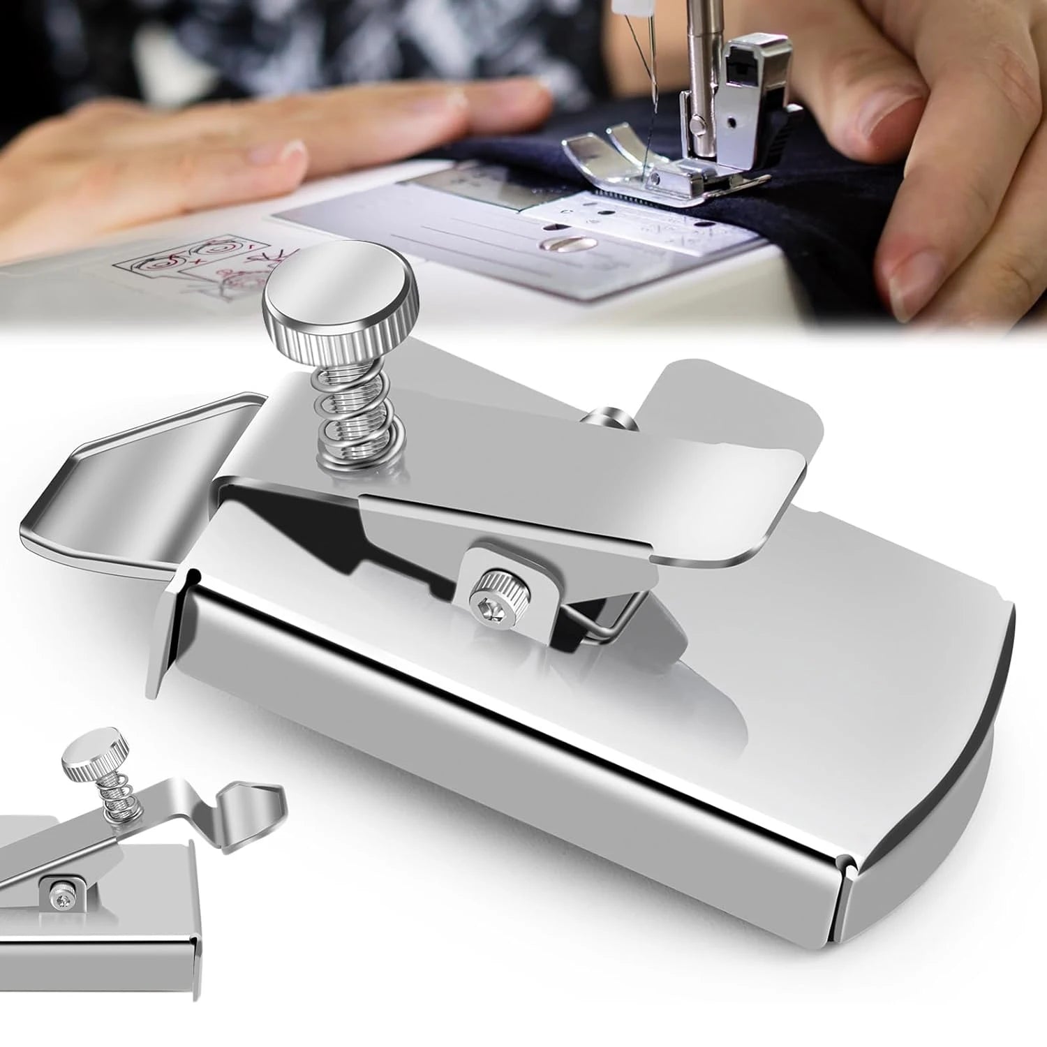 SeamMaster magnétique : Guide de couture pour machine à coudre